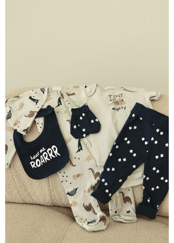 Синій демісезонний набір одягу для немовляти — “dino adventure” New Brand