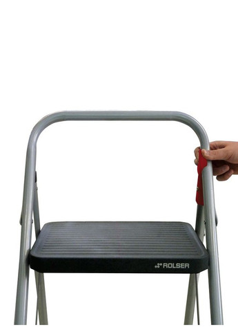 Драбина Taburete M/10 UNE 2 щаблі Antracita (MET003-1021) Rolser (346534105)