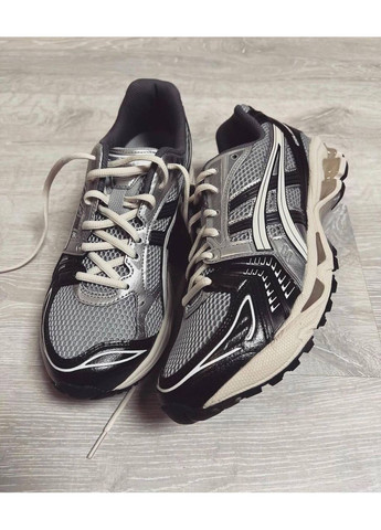 Чорні Осінні кросівки чоловічі asics gel-kayano 14 black silver асікс гель каяно 14 No Brand