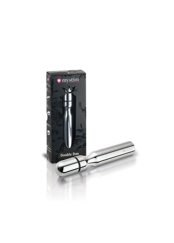 Металлическое дилдо Double Dan для электростимулятора, диаметр 2,5см Mystim (297586787)