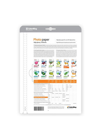 Фотопапір глянцевий 180 г/м², A4, 100 арк. (PG180100A4) Colorway (339080927)