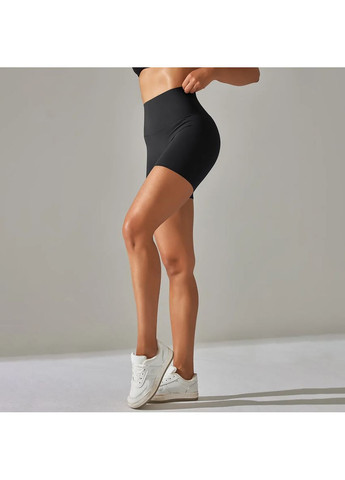 Велосипедки (шорти) для фітнесу чорні з утяжкою преміум якість No Brand (355803782)