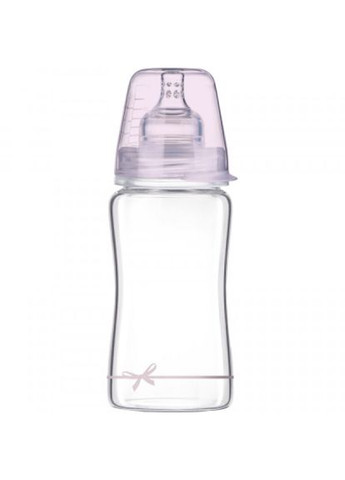 Пляшечка для годування (74/204girl) Lovi diamond glass baby shower скляна 250 мл рожева (268146589)