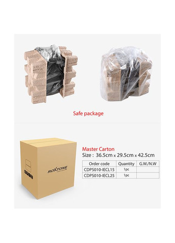 Спікерний та силовой кабель з барабаном CDPS010-IECL25, 25 м ROXTONE (326744098)