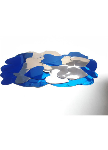 Сердечка сріблясто-сині No Brand (368969858)