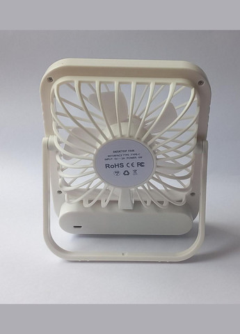 Вентилятор настільний акумуляторний Table Fan 966 WJY білий No Brand (322899331)