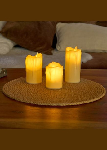 Набір світлодіодних свічок для дому на батарейках 6 в 1 білий (2019213836) No Brand (328261638)