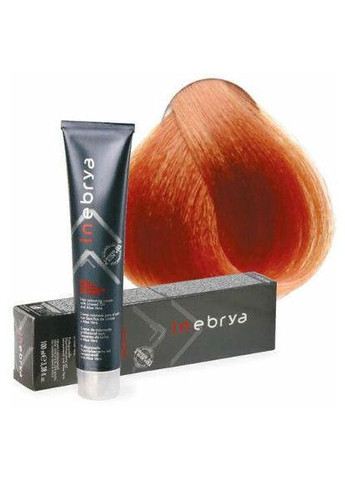 COLOR 8/34 Крем-краска для волос с маслом льна и алоэ вера, 100 мл Светло-русый золотисто-медный Inebrya (364194843)