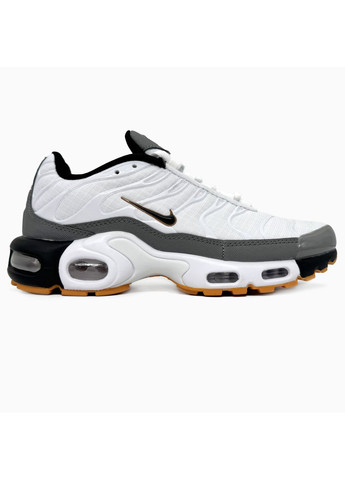 КРОССОВКИ ЖЕНСКИЕ NIKE AIR MAX TN WHITE / GRAY / ORANGE НАЙК АИР МАКС ТН No Brand белые демисезоны (368869593)