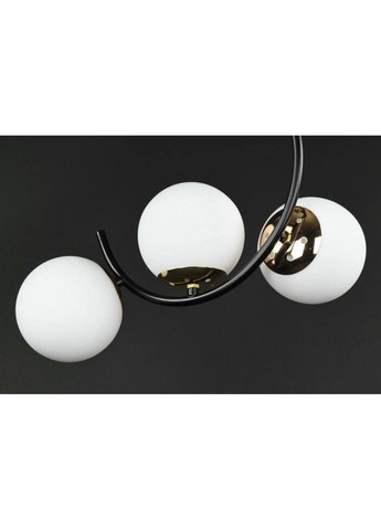 Люстра потолочная на 3 лампочки 27434 Черный 45х24х40 см. Sunnysky (324395947)