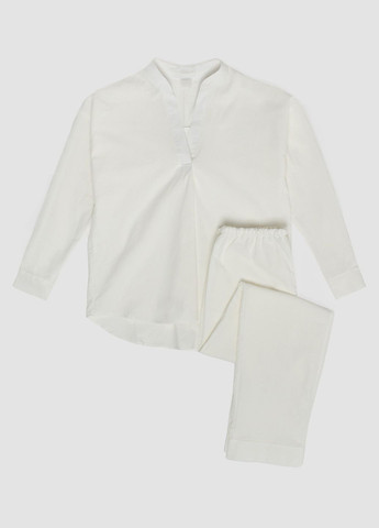 Біла піжама жіноча з вареної бавовни creme s Leglo