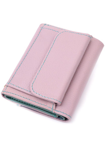 Компактний жіночий гаманець із натуральної шкіри 19503 Бежевий st leather (329147345)