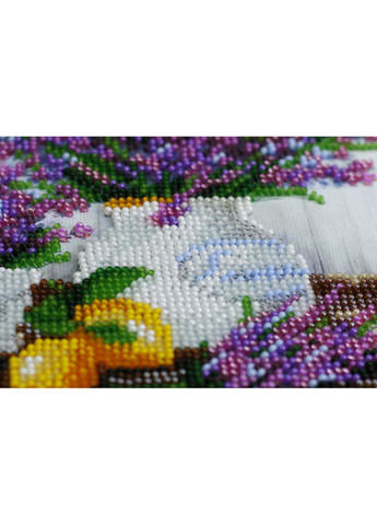 Набір-міді для вишивання бісером "Лаванди аромат" AMB-059 20х20 см Abris Art (305231693)