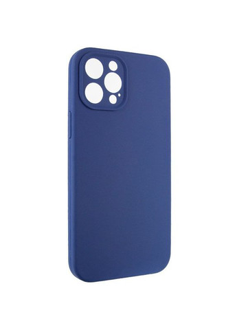 Чехол Silicone Case Full Camera Protective (AA) без логотипа для Apple iPhone 12 Pro (6.1") Синий Epik (372499763)