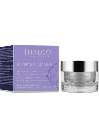 Інтенсивний антивіковий крем-ліфтинг для шкіри навколо очей Exception Marine Eyelid Lifting Cream 15ml (824044-86971) Thalgo (368618167)