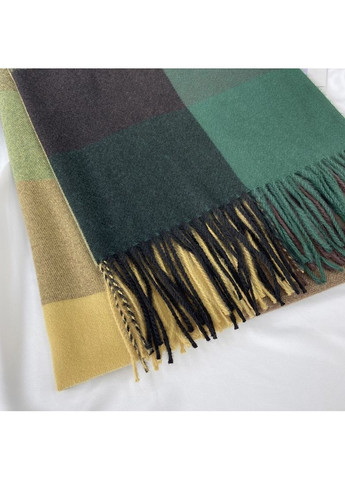Кашеміровий палантин шарф у клітину з бахромою PASHMINA No Brand (362666283)