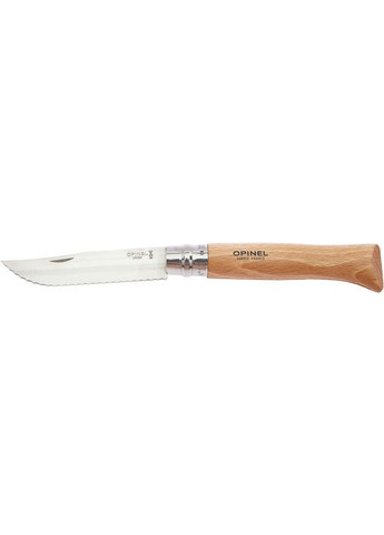 Нож кухонный Inox Natural №12 Serrated нержавеющая сталь (002441) Opinel (363132398)
