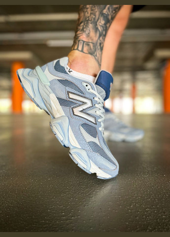 Сірі Осінні кросівки чоловічі і жіночі new balance 9060 arctic grey | нью баланс 9060 сірі No Brand