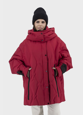 Червоний демісезонний Пуховик Basic