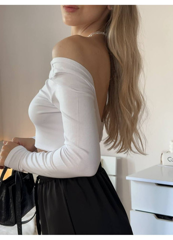 Стильный топ с открытой спинкой из вискозы Двойная ткань спереди Замеры в описании DK/DL Мода без кордонів (361314385)