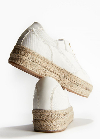 Белые летние кроссовки H&M