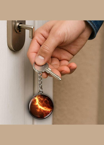 Набір підвіска (кулон) та брелок Космос #10 (подарунковий набір) No Brand (332633225)