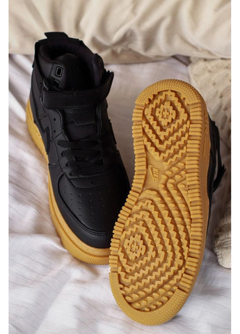 Чорні Осінні кросівки чоловічі nike gore-tex black brown найк No Brand