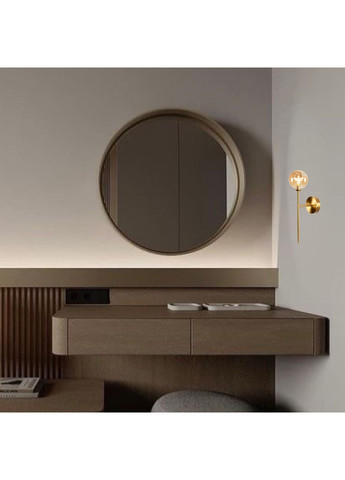 Бронзове сучасне бра на 1 лампу "Bulb" (99-W2502F-1(100) BRZ+BR) No Brand (370072172)