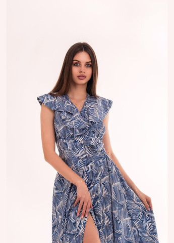 Синя святковий, повсякденний, коктейльна, вечірня сукня "fantastic freedom" No Brand