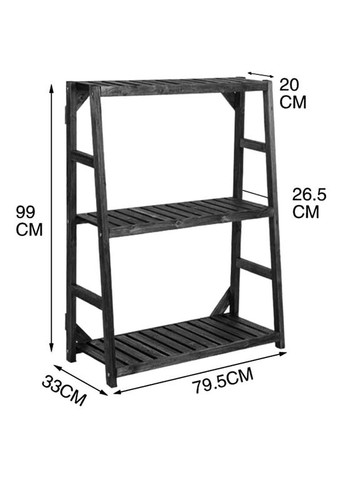 Стелаж кухонний з дерева Футвейн 80 савоярді (СТА-804915) No Brand (327847287)