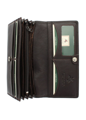 Женский кошелёк HT35 CHOC Buckingham c RFID (Chocolate) Visconti (303831015)