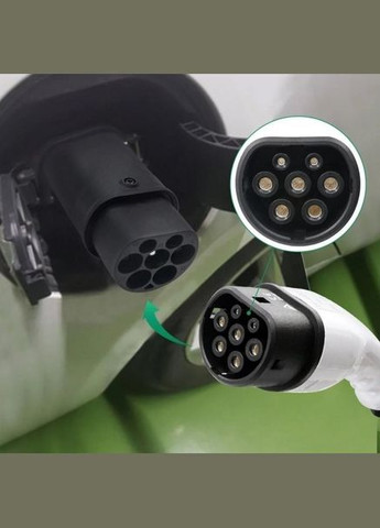 Адаптер Перехідник Type 2 - Type GB-T (Mennekes IEC 62196-2 - Type GB-T) Black (343050570) Bluefield (349844351)