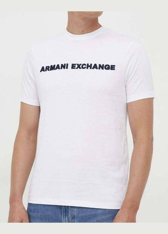 Синяя мужская футболка черная с передним принтом спереди No Brand