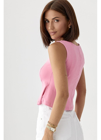 Трикотажный расклешенный топ Lurex — 370379822