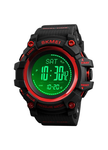 Розумний годинник Processor з Шагомером і Барометром Червоний Skmei (314483199)