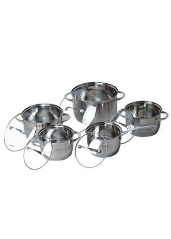 Набор посуды 10 предметов 1,8 л, 2,3 л, 3,3 л, 5,5 л Kamille (289368255)