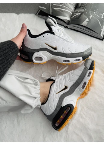 Комбіновані air max tn white/gray/orange демісезон Nike 149483