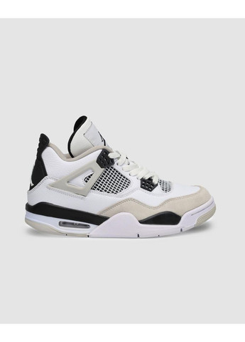 Кроссовки Nike Military Black No Brand Air Jordan Retro 4 комбинированные демисезоны (363850719)