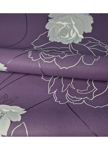 Обои виниловые 10 × 0.53м 6465-30,фиолетовые с цветочным узором для спальни,гостиной,прихожей,девичьей комнаты MARBURG (340275592)