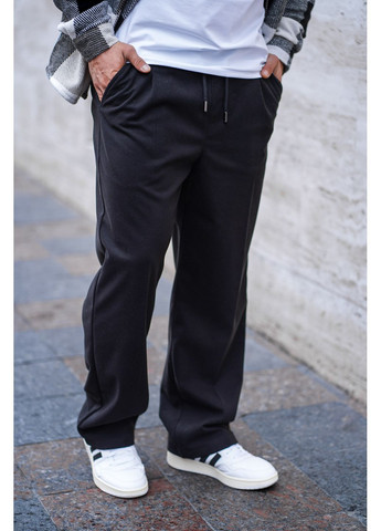 Черные повседневный, классические, кэжуал зимние классические, прямые брюки Teamv