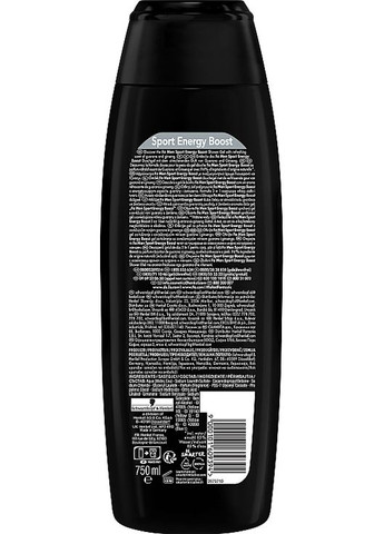 Гель для душу з ароматом гуарани і женшеню Men Sport Energy Boost 750ml (920424-41356) Fa (368648586)