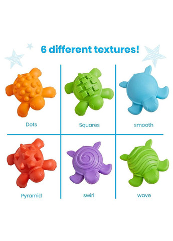 Математический набор «Тактильные черепахи» Tactile Turtles Math Activity Set hand2mind (342374332)