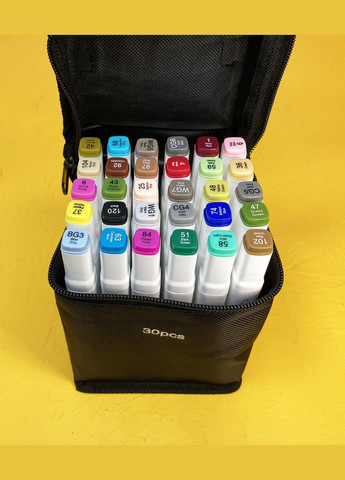 Маркеры 30 цветов! Набор качественных двусторонних маркеров для скетчинга на спиртовой основе! Touch (316685404)