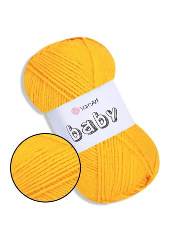 Пряжа для игрушек Baby YA150-50 акрил, 50 грамм, 150 м, в ассортименте YarnArt (397108299)
