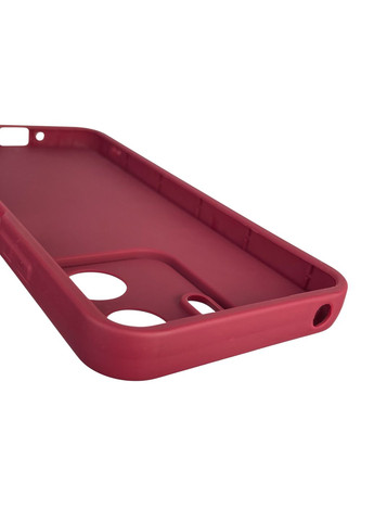 Чохол силіконовий Soft Touch для Redmi 13C бордовий (Повний захист камери) Xiaomi (366386303)