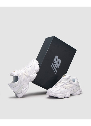 КРОСІВКИ ЖІНОЧІ NEW BALANCE 9060 TRIPLE WHITE НЬЮ БЕЛАНС 9060 No Brand білі демісезони (368885833)