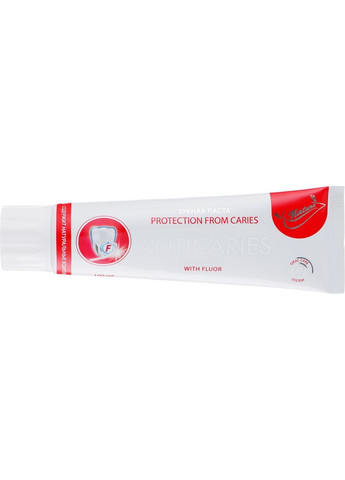 Зубна паста "Антикарієс" Anticarres Toothpaste With Fluor 100ml (419841-53160) BIOTON COSMETICS (368611208)