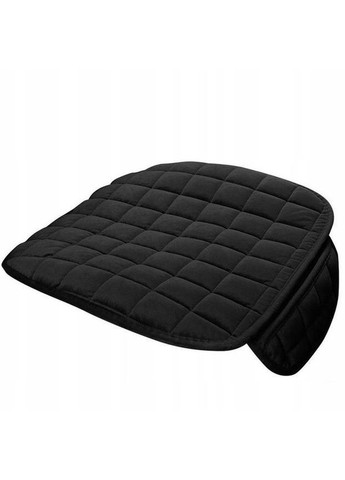 Автомобільна накидка на переднє сидіння 50×50 см велюрова чорна з гачками універсальна захисна No Brand (364859647)