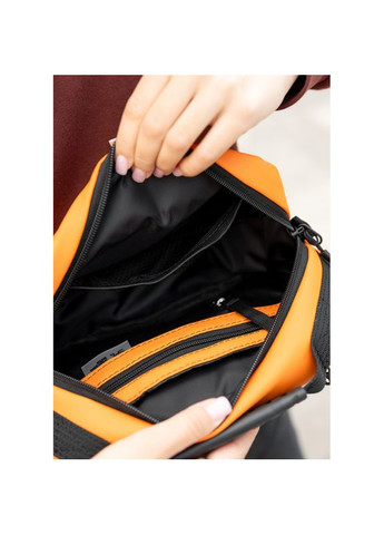 Сумка через плече жіноча бананка Flex помаранчева Sambag (341483910)