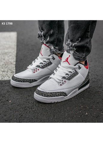 КРОСІВКИ ЖІНОЧІ NIKE AIR JORDAN 3 RETRO НАЙК АІР ДЖОРДАН No Brand комбіновані демісезони (367177611)